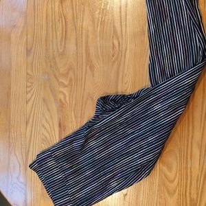 Torrid pink, teal, white stripe crop